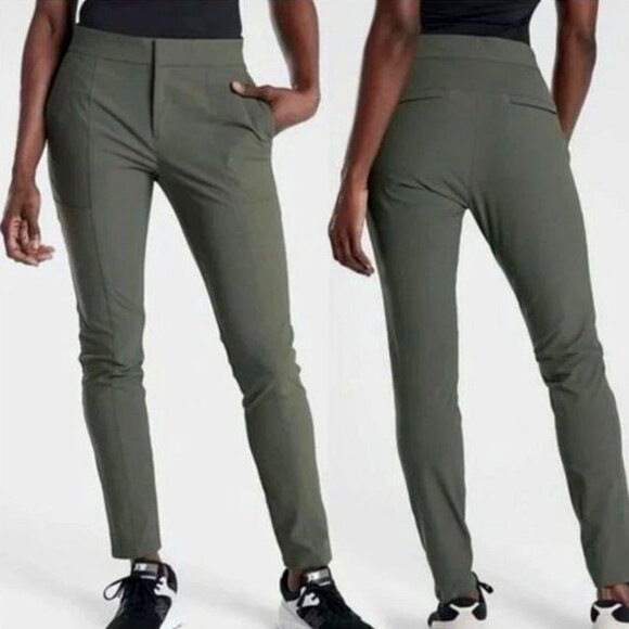 Athleta Pants - ATHLETA Wander Stash Skinny Pant Olive Green Size 4